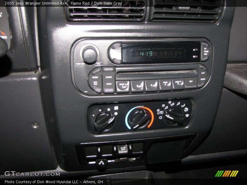 Flame Red / Dark Slate Gray 2005 Jeep Wrangler Unlimited 4x4
