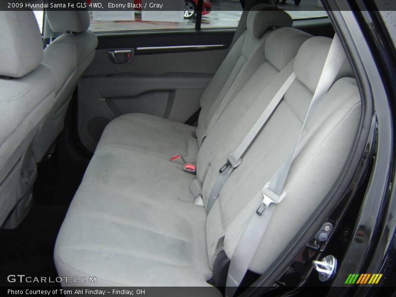 Ebony Black / Gray 2009 Hyundai Santa Fe GLS 4WD