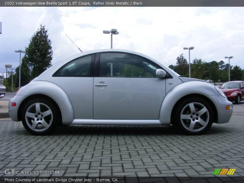 Reflex Silver Metallic / Black 2002 Volkswagen New Beetle Sport 1.8T Coupe