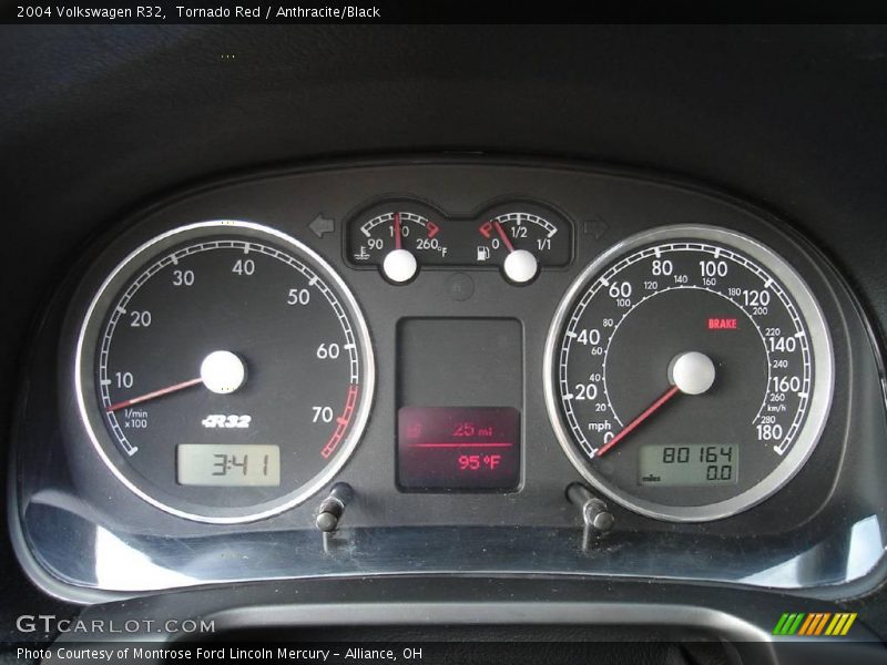 Tornado Red / Anthracite/Black 2004 Volkswagen R32