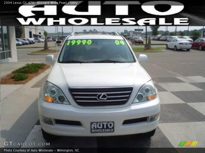 Blizzard White Pearl / Ivory 2004 Lexus GX 470