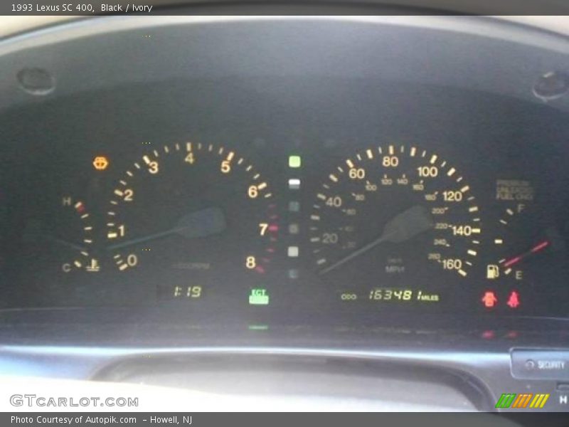 Black / Ivory 1993 Lexus SC 400