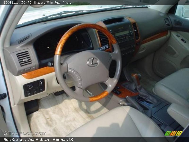 Blizzard White Pearl / Ivory 2004 Lexus GX 470