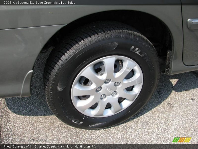 Sage Green Metallic / Beige 2005 Kia Sedona EX