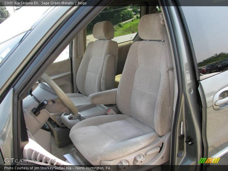 Sage Green Metallic / Beige 2005 Kia Sedona EX