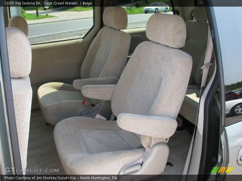 Sage Green Metallic / Beige 2005 Kia Sedona EX