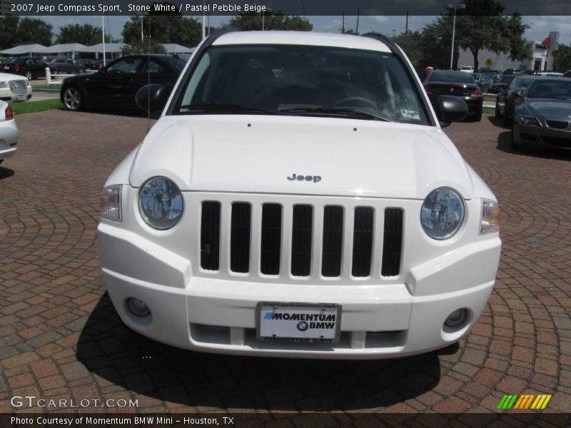 Stone White / Pastel Pebble Beige 2007 Jeep Compass Sport