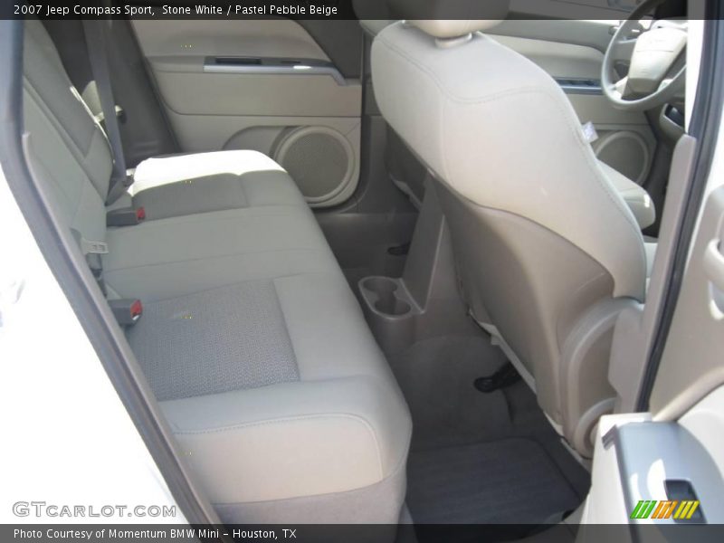 Stone White / Pastel Pebble Beige 2007 Jeep Compass Sport