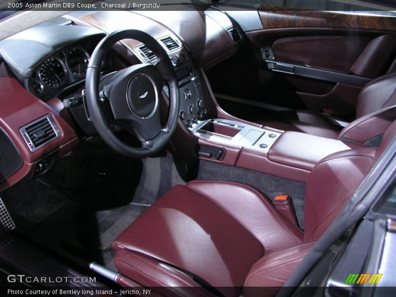Charcoal / Burgundy 2005 Aston Martin DB9 Coupe