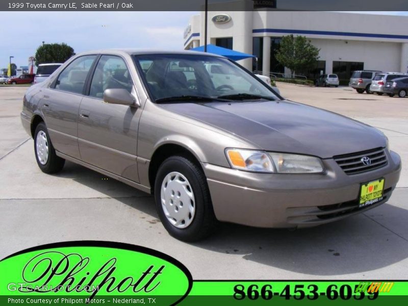 Sable Pearl / Oak 1999 Toyota Camry LE