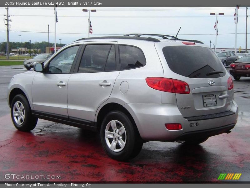 Bright Silver / Gray 2009 Hyundai Santa Fe GLS 4WD