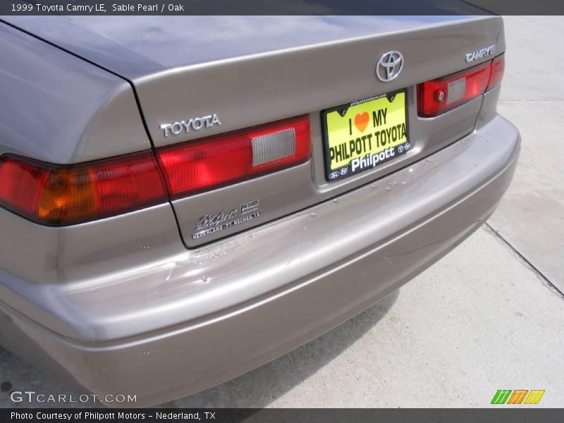 Sable Pearl / Oak 1999 Toyota Camry LE