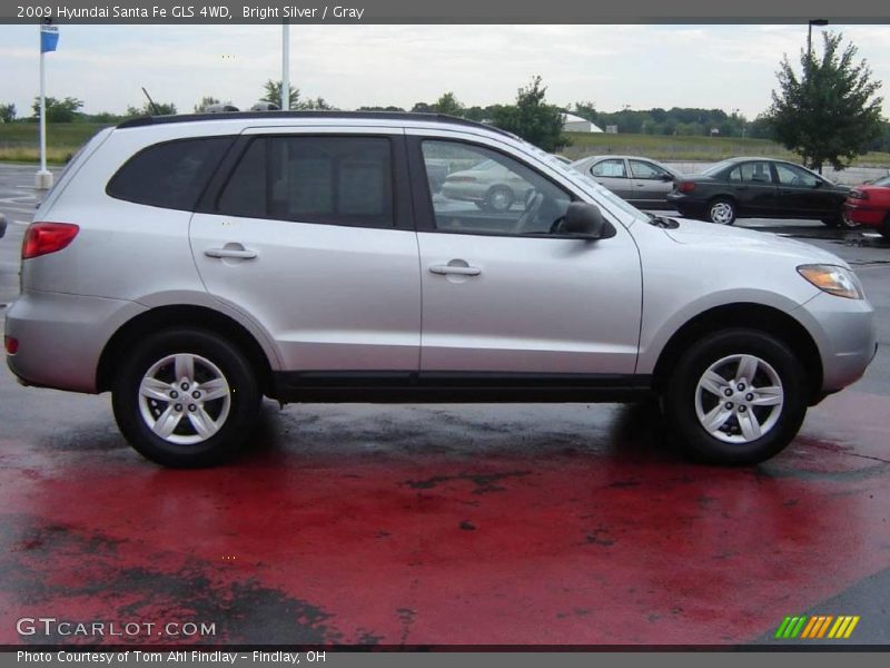 Bright Silver / Gray 2009 Hyundai Santa Fe GLS 4WD