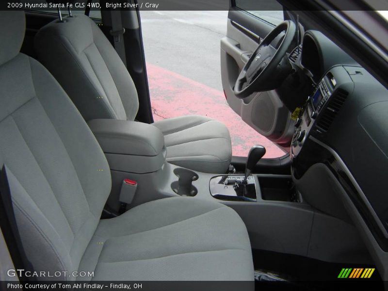 Bright Silver / Gray 2009 Hyundai Santa Fe GLS 4WD