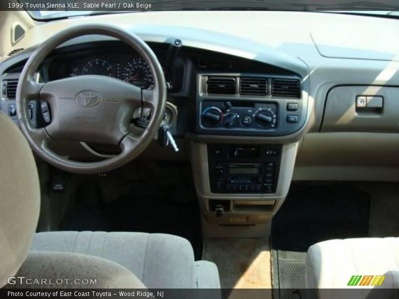 Sable Pearl / Oak Beige 1999 Toyota Sienna XLE