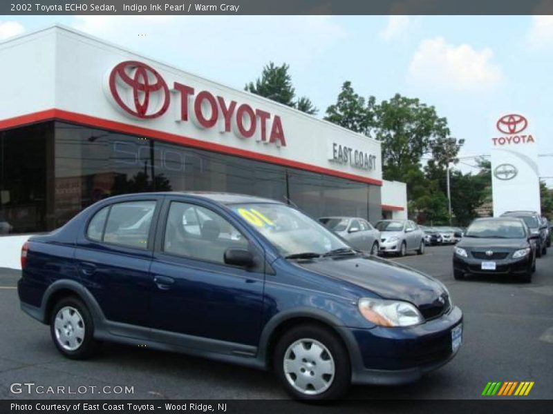 Indigo Ink Pearl / Warm Gray 2002 Toyota ECHO Sedan
