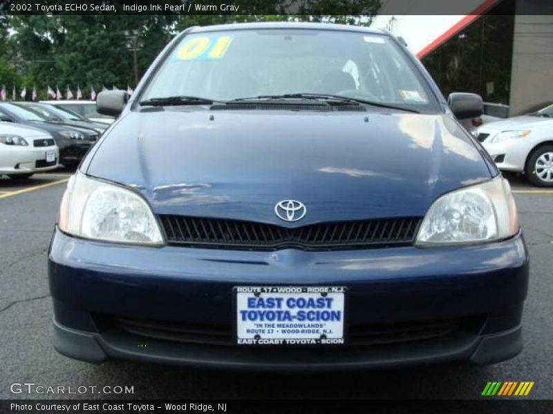 Indigo Ink Pearl / Warm Gray 2002 Toyota ECHO Sedan