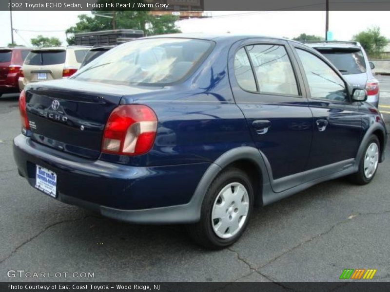 Indigo Ink Pearl / Warm Gray 2002 Toyota ECHO Sedan