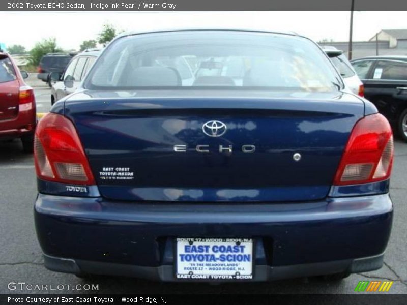 Indigo Ink Pearl / Warm Gray 2002 Toyota ECHO Sedan