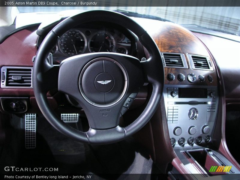 Charcoal / Burgundy 2005 Aston Martin DB9 Coupe