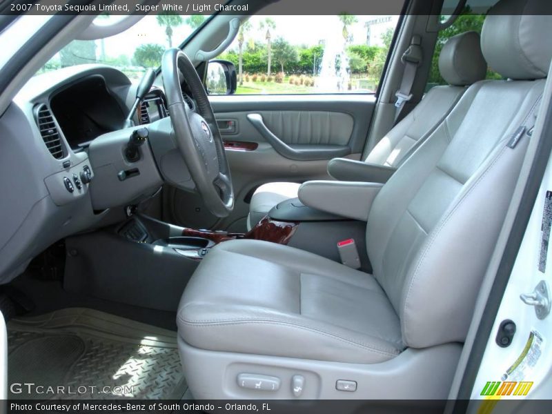 Super White / Light Charcoal 2007 Toyota Sequoia Limited