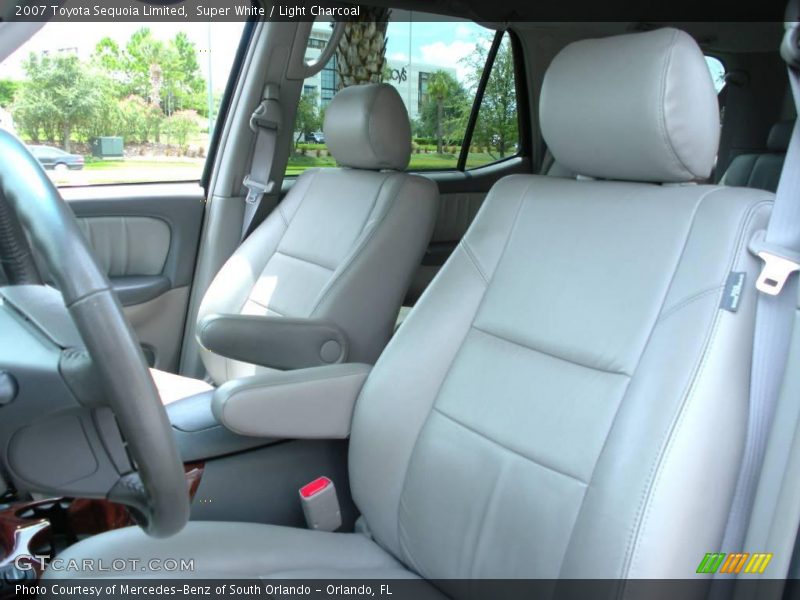 Super White / Light Charcoal 2007 Toyota Sequoia Limited