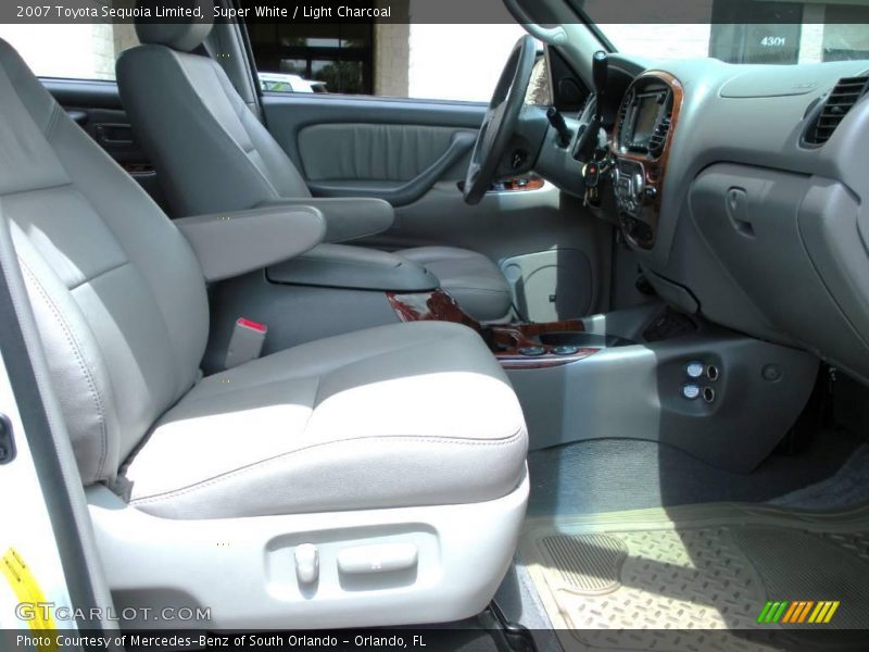 Super White / Light Charcoal 2007 Toyota Sequoia Limited