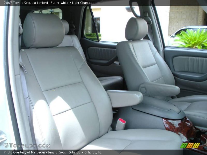 Super White / Light Charcoal 2007 Toyota Sequoia Limited