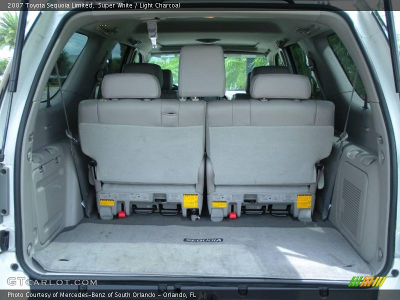 Super White / Light Charcoal 2007 Toyota Sequoia Limited