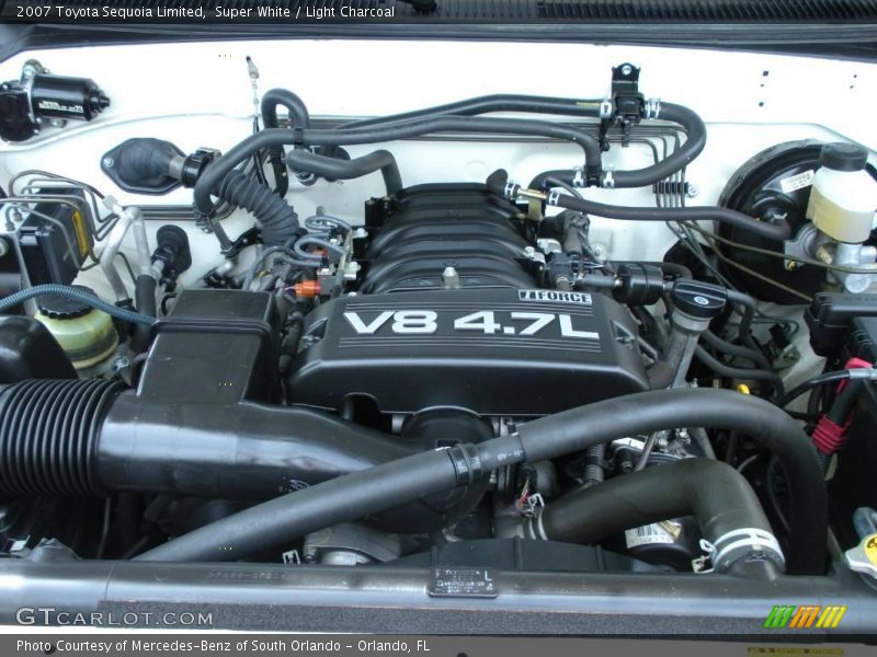 Super White / Light Charcoal 2007 Toyota Sequoia Limited