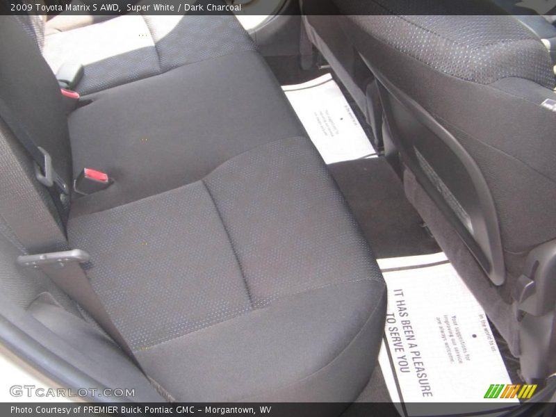 Super White / Dark Charcoal 2009 Toyota Matrix S AWD