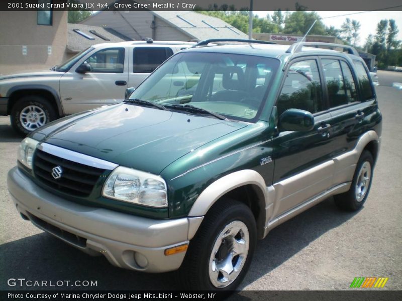 Grove Green Metallic / Gray 2001 Suzuki Grand Vitara JLX 4x4