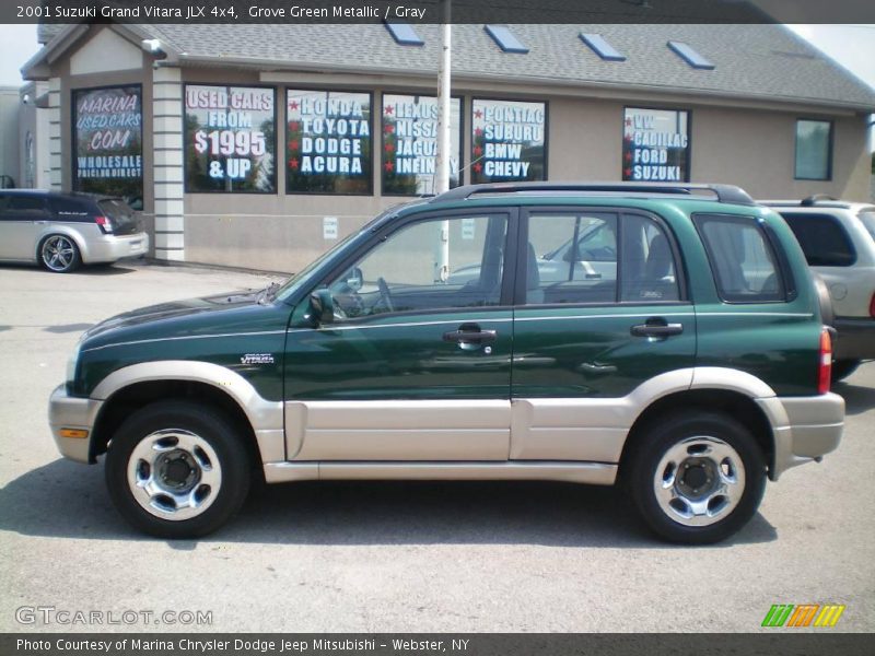 Grove Green Metallic / Gray 2001 Suzuki Grand Vitara JLX 4x4