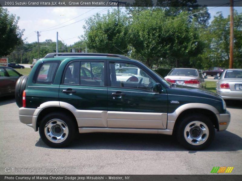Grove Green Metallic / Gray 2001 Suzuki Grand Vitara JLX 4x4
