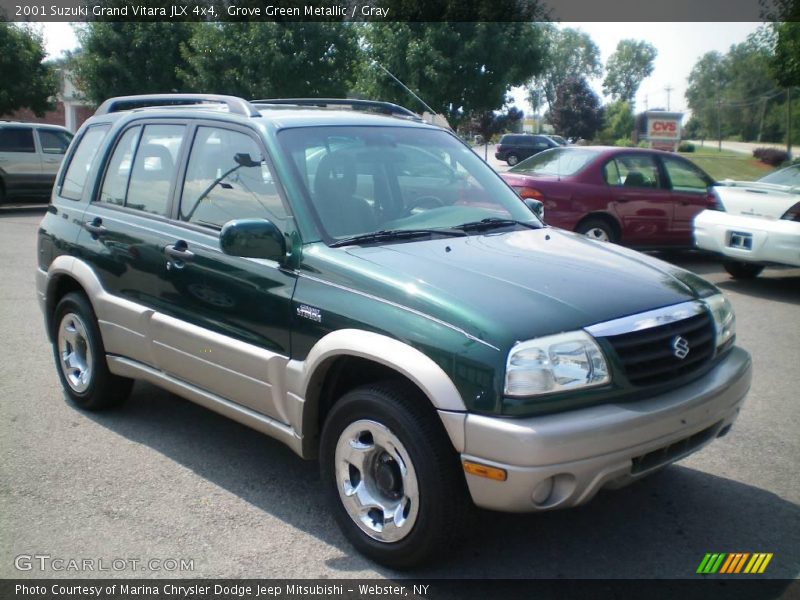Grove Green Metallic / Gray 2001 Suzuki Grand Vitara JLX 4x4