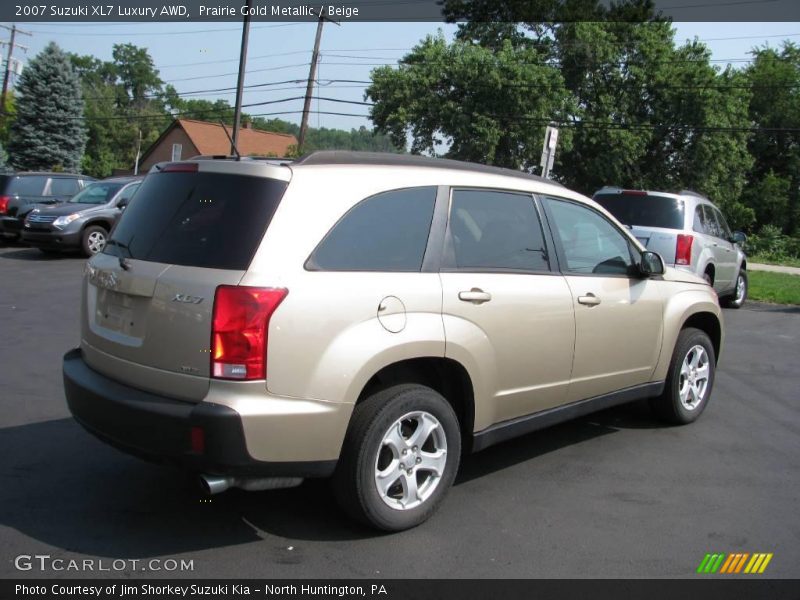 Prairie Gold Metallic / Beige 2007 Suzuki XL7 Luxury AWD