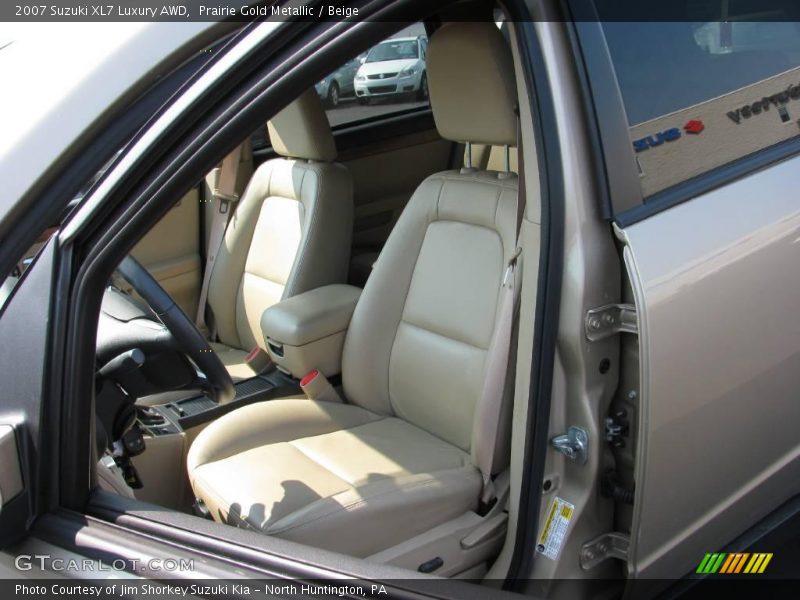 Prairie Gold Metallic / Beige 2007 Suzuki XL7 Luxury AWD
