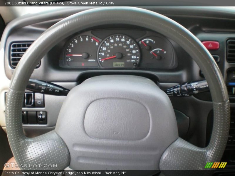 Grove Green Metallic / Gray 2001 Suzuki Grand Vitara JLX 4x4