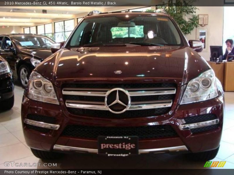 Barolo Red Metallic / Black 2010 Mercedes-Benz GL 450 4Matic