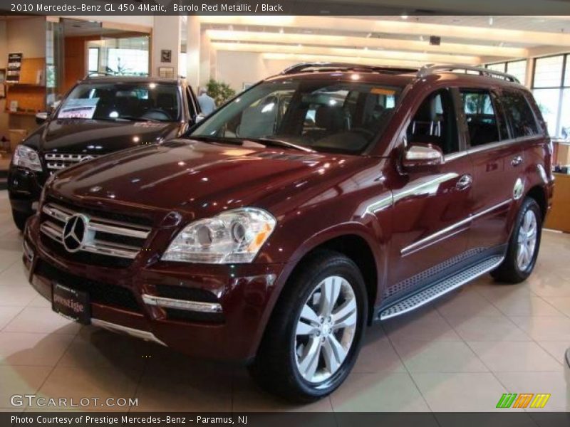 Barolo Red Metallic / Black 2010 Mercedes-Benz GL 450 4Matic