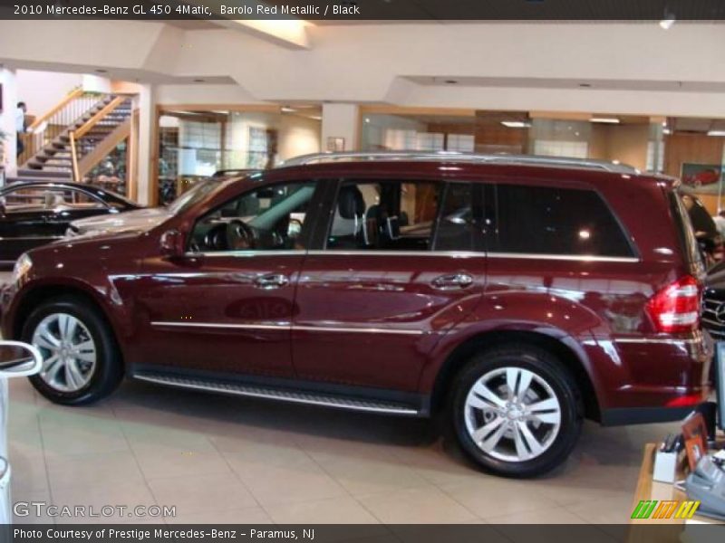 Barolo Red Metallic / Black 2010 Mercedes-Benz GL 450 4Matic