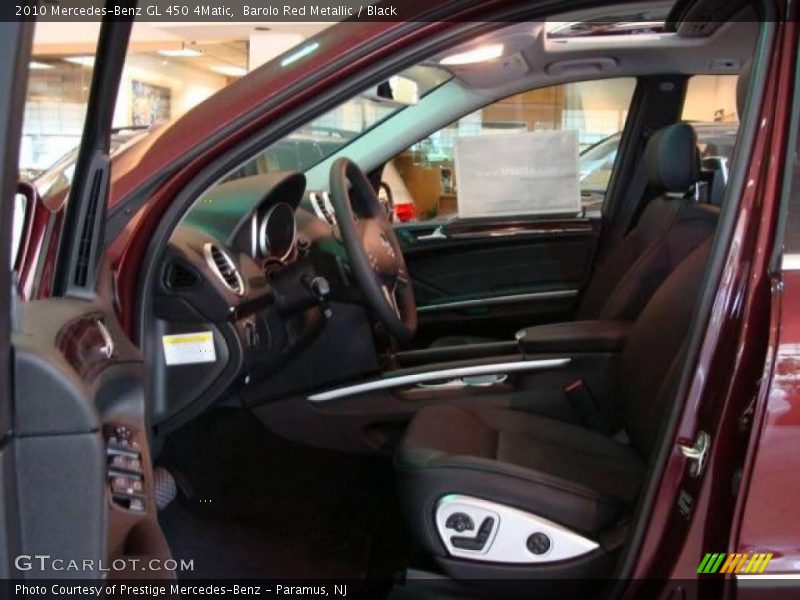 Barolo Red Metallic / Black 2010 Mercedes-Benz GL 450 4Matic