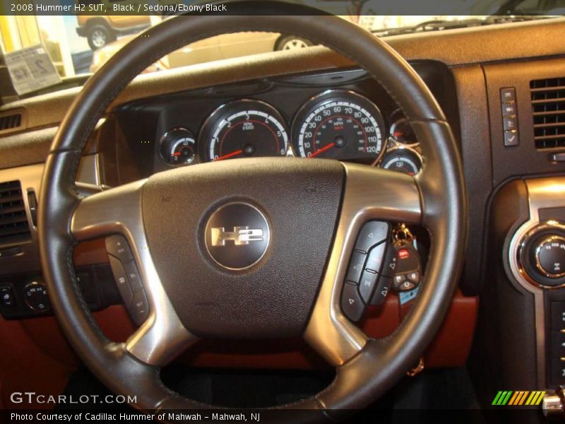 Black / Sedona/Ebony Black 2008 Hummer H2 SUT