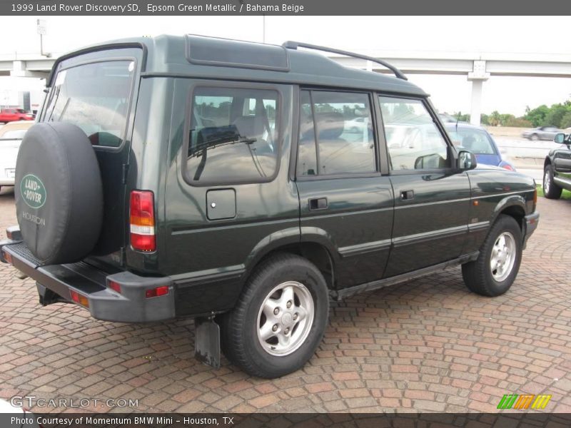 Epsom Green Metallic / Bahama Beige 1999 Land Rover Discovery SD