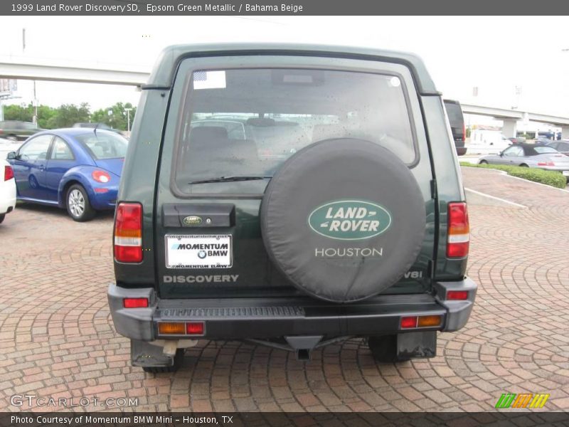 Epsom Green Metallic / Bahama Beige 1999 Land Rover Discovery SD