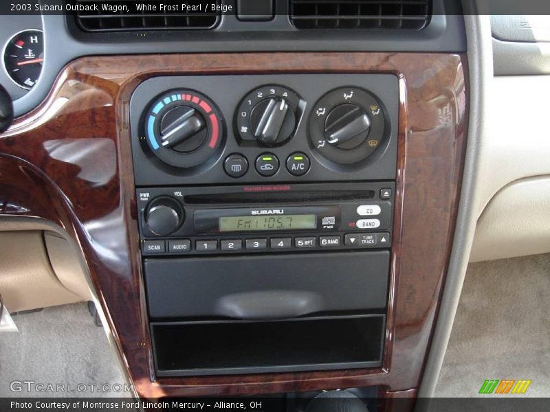 White Frost Pearl / Beige 2003 Subaru Outback Wagon