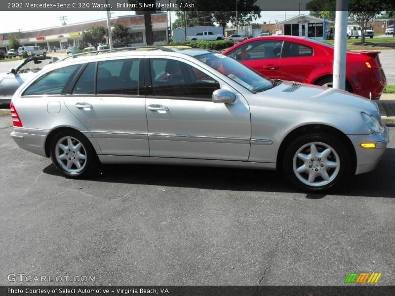 Brilliant Silver Metallic / Ash 2002 Mercedes-Benz C 320 Wagon