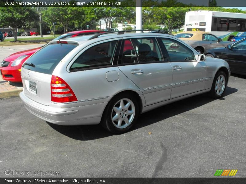 Brilliant Silver Metallic / Ash 2002 Mercedes-Benz C 320 Wagon