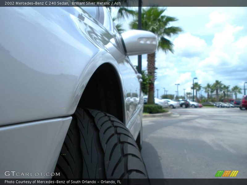 Brilliant Silver Metallic / Ash 2002 Mercedes-Benz C 240 Sedan