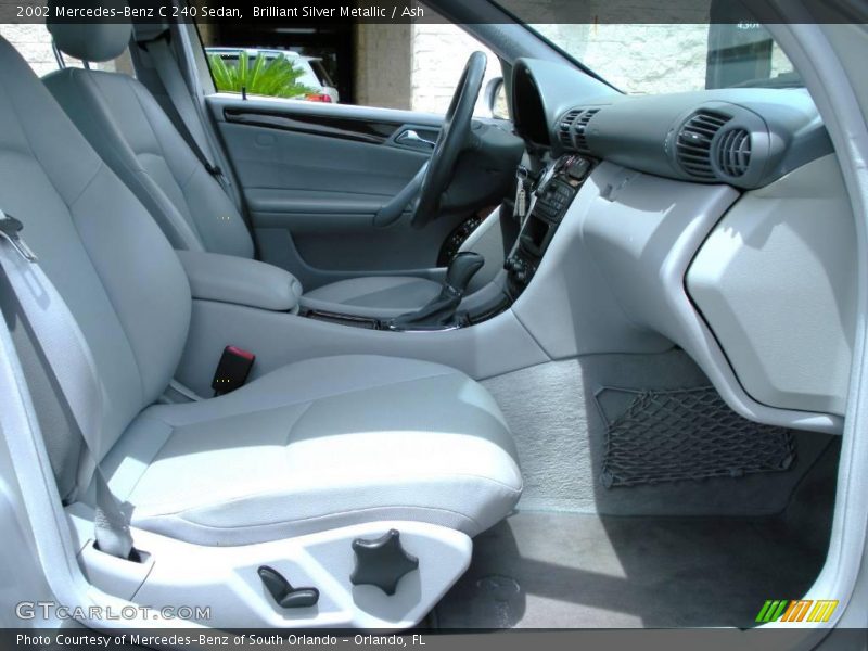 Brilliant Silver Metallic / Ash 2002 Mercedes-Benz C 240 Sedan